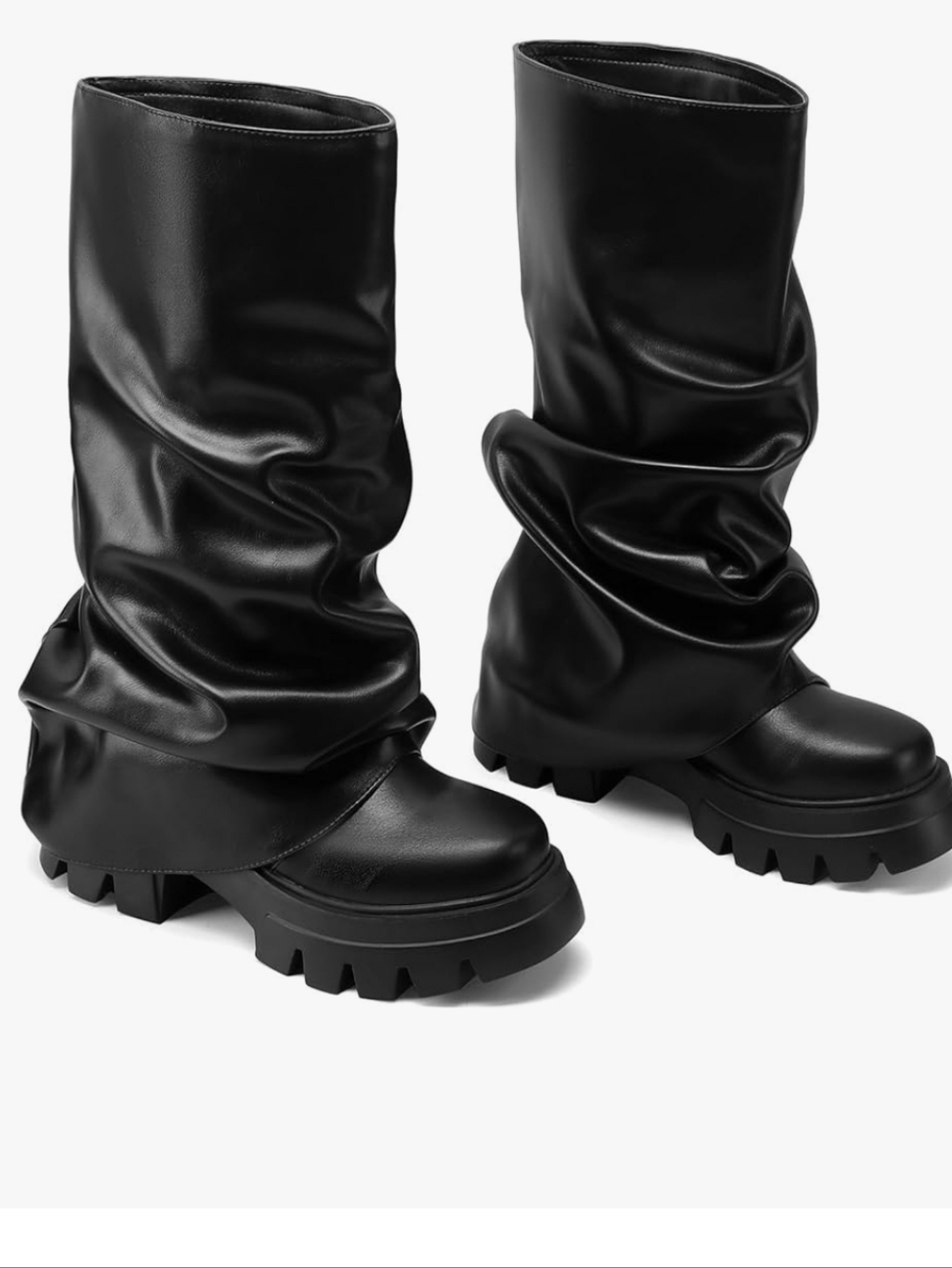 VOMIRA Women's Fold Over Boots